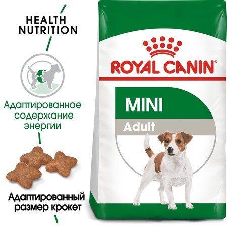 Royal Canin Mini Adult полнорационный сухой корм для взрослых собак мелких пород старше 10 месяцев фото 2