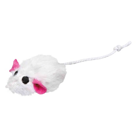 Trixie мышка для кошек 5 см с мятой, в ассортименте фото 2