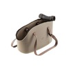 Ferplast With-Me Pro сумка-переноска для собак мелких пород, с сеткой, бежевая - 21,5x43,5xh27 см фото 11