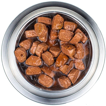 Мнямс Красивая шерсть полнорационный влажный корм для собак с ягненком, кусочки в соусе, в консервах - 400 г фото 11