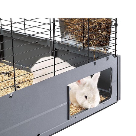 Ferplast Multipla Maxi клетка для мелких домашних животных, модульная, черная - 142,5x72xh50 см фото 12