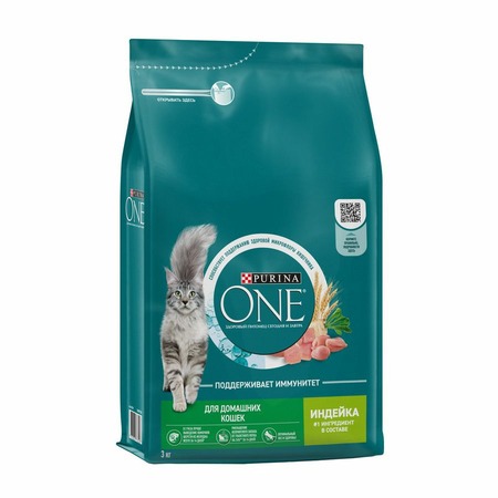 Purina ONE Housecat сухой корм для домашних кошек, с высоким содержанием индейки и цельными злаками фото 13