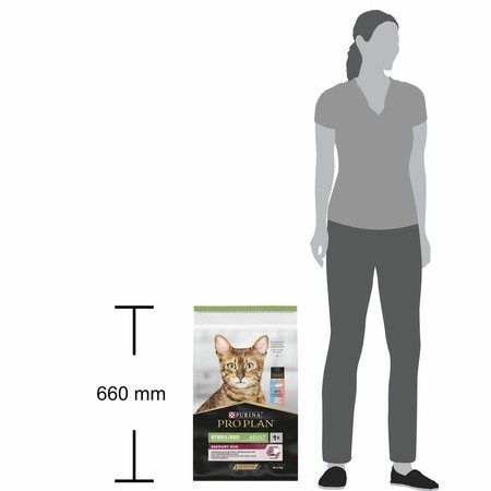 Pro Plan Sterilised сухой корм для стерилизованных кошек и кастрированных котов, с высоким содержанием трески и форелью фото 16