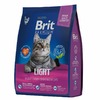 Brit Premium Cat Light полнорационный сухой корм для кошек с избыточным весом и склонностью к полноте, с курицей фото 3