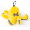 Elder Club игрушка для собак, Медуза желтая - 14 см фото 3