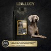 Leo&Lucy сухой полнорационный корм для пожилых собак крупных пород, с уткой, тыквой и биодобавками фото 3