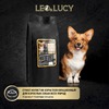 Leo&Lucy сухой полнорационный корм для пожилых собак, с уткой, тыквой и биодобавками - 4,5 кг фото 3