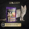 Leo&Lucy влажный полнорационный корм для стерилизованных кошек, с телятиной, индейкой и биодобавками, кусочки в соусе, в паучах - 85 г фото 3
