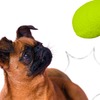 Mr.Kranch игрушка для собак, Мяч-регби, неоновая, желтая - 14 см фото 3