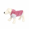 Толстовка с капюшоном OSSO-fashion для собак любого возраста миниатюрных мелких и средних пород из велюра розового цвета - р. 20 фото 3