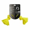 Playology Dri-tech Rope игрушка для собак средних пород, жевательный канат, с ароматом курицы, средний, желтый фото 3