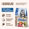 Sirius сухой корм для собак с повышенной активностью с индейкой, говядиной и лососем с овощами фото 3