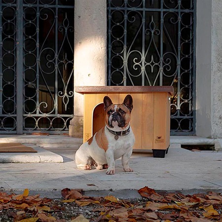 Ferplast Baita 60 будка для собак, деревянная - 67x53xh55,5 см, 57,5x38,5x44,5 см, 17x28 см фото 3