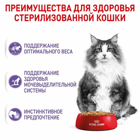 Royal Canin Sterilised + Instinctive мультипак для взрослых и стерилизованных кошек, кусочки в соусе - 20 шт, 0,085 кг фото 3