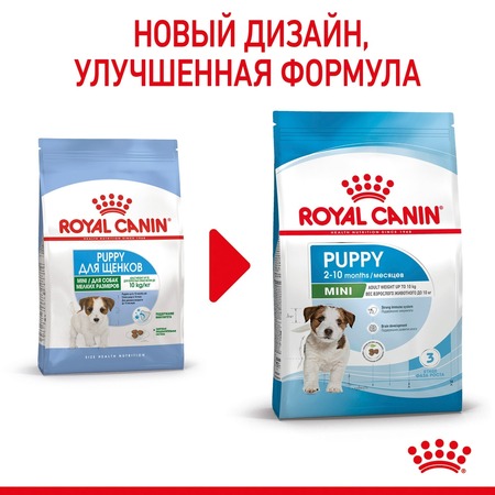 Royal Canin Mini Puppy полнорационный сухой корм для щенков мелких пород до 10 месяцев фото 3