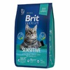 Brit Premium Cat Sensitive полнорационный сухой корм для кошек с чувствительным пищеварением, с ягненком и индейкой - 400 г фото 4