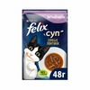 Felix неполнорационный влажный корм для взрослых кошек, суп с сочными ломтиками ягненка, в паучах - 48 г х 36 шт фото 4