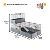 Ferplast Cage Multipla Double клетка для мелких домашних животных, модульная, черная - 107,5x72h96,5 см фото 4