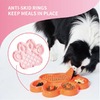 PetDreamHouse PAW 2-IN-1 Slow Feeder & Lick Pad Baby Pink Easy миска "Лапа" для медленного кормления 2в1, розовая - 540 г фото 4