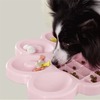 PetDreamHouse Paw Slow Feeder Baby Pink Easy Миска для собак и кошек для медленного кормления, розовая - 3,2 л фото 4