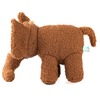 Tufflove игрушка для собак, Мамонт, коричневый - 27 см фото 4
