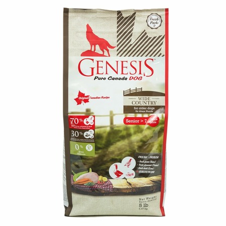 Genesis Pure Canada Wide Country Senior для пожилых собак всех пород с мясом гуся, фазана, утки и курицы - 2,27 кг фото 4