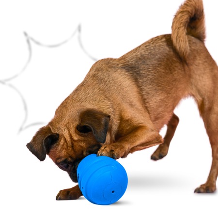 Mr.Kranch игрушка для собак, синяя, с ароматом курицы, 8*9,5 см фото 4