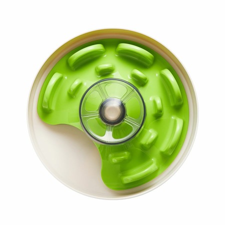 PetDreamHouse SPIN Interactive Feeder UFO Maze Green Tricky миска для интерактивной системы кормления "Спин" - нло лабиринт, зеленая - 700 г фото 4