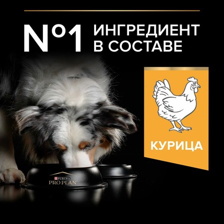 Purina Pro Plan Adult Medium сухой корм для взрослых собак средних пород с курицей и рисом - 7 кг фото 4
