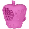 Mr.Kranch игрушка для собак, Яблоко с пищалкой, розовая с ароматом бекона - 10 см фото 5