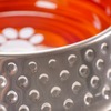 Mr.Kranch Candy миска из нержавеющей стали с керамическим покрытием и нескользящим основанием - 1,73 л, коричневая с белым фото 5