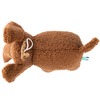 Tufflove игрушка для собак, Мамонт, коричневый - 18 см фото 5
