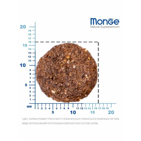 Monge Dog Speciality Line Monoprotein полнорационный сухой корм для собак, с ягненком, рисом и картофелем - 2,5 кг фото 5