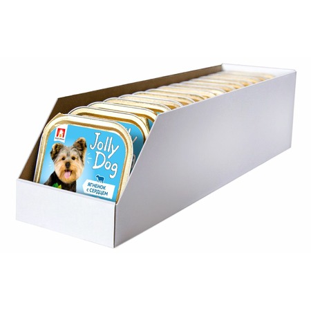 Зоогурман Jolly Dog влажный корм для собак, паштет с ягненком и сердцем, в ламистерах - 100 г фото 5
