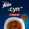 Felix Суп влажный корм для кошек, с говядиной, в соусе, в паучах - 48 г фото 6