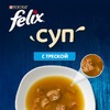 Felix Суп влажный корм для кошек, с треской, в соусе, в паучах - 48 г фото 6