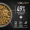 Leo&Lucy сухой полнорационный корм для щенков, мясное ассорти с овощами и биодобавками - 4,5 кг фото 6