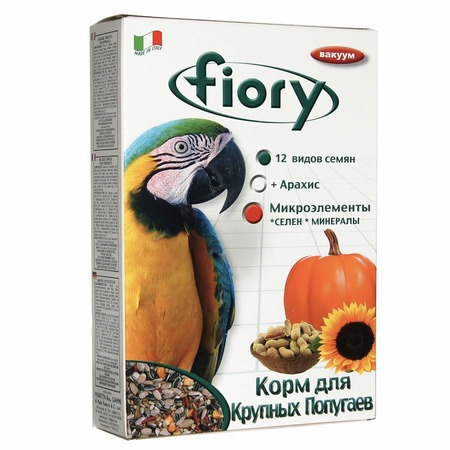 Fiory корм для крупных попугаев Pappagalli - 700 г фото 6
