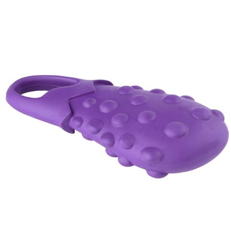 Mr.Kranch игрушка для собак, Баклажан, фиолетовая, с ароматом сливок - 17 см фото 6