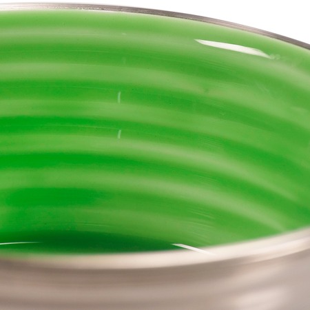 Mr.Kranch Cyclo миска из нержавеющей стали с керамическим покрытием и нескользящим основанием - 2,7 л, зеленая фото 6