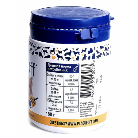 ProDen PlaqueOff кормовая добавка для профилактики зубного камня у собак и кошек, 180 г фото 6