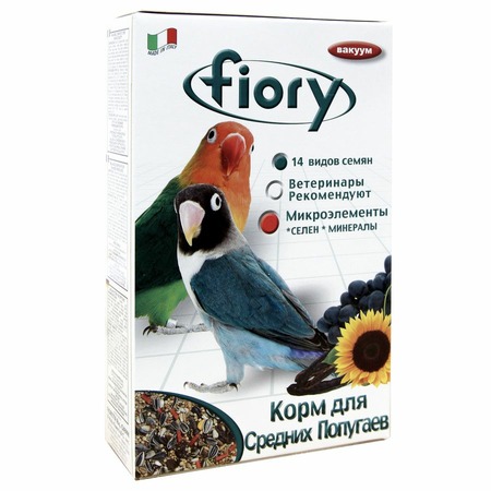 Fiory корм для средних попугаев Parrocchetti Africa - 800 г фото 7