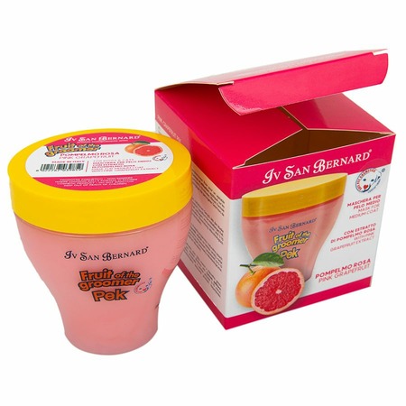 Iv San Bernard Fruit of the Grommer Pink Grapefruit Восстанавливающая маска для шерсти средней длины с витаминами 250 мл фото 7