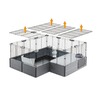 Ferplast Multipla Maxi клетка для мелких домашних животных, модульная, черная - 142,5x72xh50 см фото 8