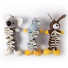 Mr.Kranch игрушка для собак "Бегемотик" с карманами под лакомство - 36 см фото 8
