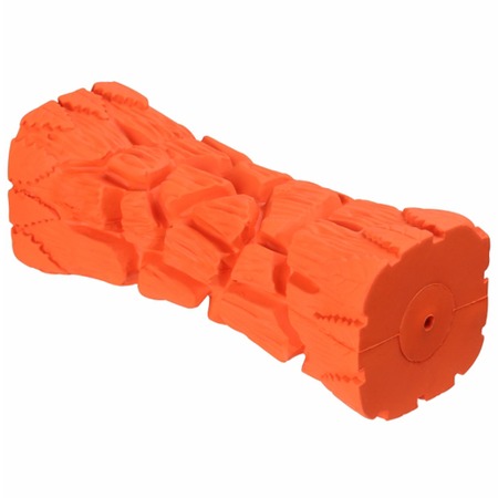 Mr.Kranch игрушка для собак, Палочка с пищалкой, оранжевая, с ароматом бекона - 16 см фото 8