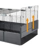 Ferplast Multipla Maxi клетка для мелких домашних животных, модульная, черная - 142,5x72xh50 см фото 9