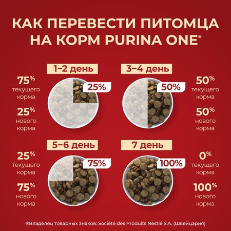 Purina ONE Adult сухой корм для собак средних и крупных пород, с говядиной и рисом - 3,8 кг фото 9