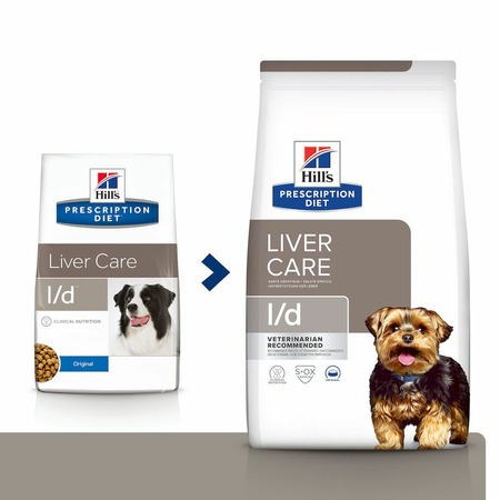 Hills Prescription Diet l/d диетический сухой корм для собак при заболеваниях печени - 10 кг фото 10