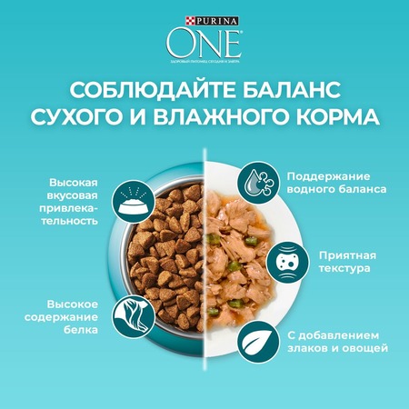 Purina One сухой корм для кошек для красивой шерсти и здоровой кожи с курицей - 750 г фото 10